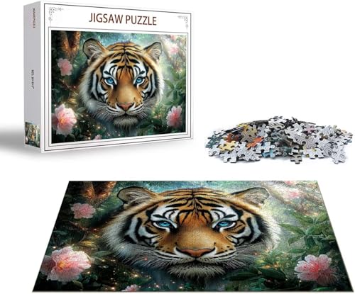 Puzzle 1500 Teile Tier Puzzle Tiger Holzpuzzle Erwachsene DIY Groß Klassische Jigsaw, Ein Herausforderndes Rätsel, Puzzlespiele für Die Ganze Familie Jigsaw für Erwachsene und Kinder Ab 14 Jahrenx-988 Puzzle 1500 Teile Tier Puzzle Tiger Holzpuzzle Erwachsene DIY Groß Klassische Jigsaw, Ein Herausforderndes Rätsel, Puzzlespiele für Die Ganze Familie Jigsaw für Erwachsene und Kinder Ab 14 Jahrenx-988 von Gmeignl