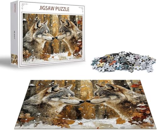 Puzzle 1500 Teile Wolf Puzzle Landschaft Holzpuzzle ErwachseneGroß Klassische Jigsaw, Ein Herausforderndes Rätsel, Puzzlespiele für Die Ganze Familie Jigsaw für Erwachsene und Kinder Ab 14 Jahrenx-644 Puzzle 1500 Teile Wolf Puzzle Landschaft Holzpuzzle ErwachseneGroß Klassische Jigsaw, Ein Herausforderndes Rätsel, Puzzlespiele für Die Ganze Familie Jigsaw für Erwachsene und Kinder Ab 14 Jahrenx-644 von Gmeignl