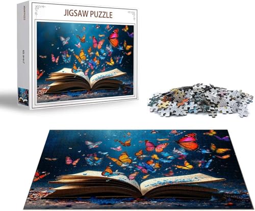 Puzzle 3000 Teile Buch Puzzle Schmetterling Holzpuzzle Erwachsene Klassische Jigsaw, EIN Herausforderndes Rätsel, Puzzlespiele für Die Ganze Familie Jigsaw für Erwachsene und Kinder Ab 14 Jahrenx-32 Puzzle 3000 Teile Buch Puzzle Schmetterling Holzpuzzle Erwachsene Klassische Jigsaw, EIN Herausforderndes Rätsel, Puzzlespiele für Die Ganze Familie Jigsaw für Erwachsene und Kinder Ab 14 Jahrenx-32 von Gmeignl