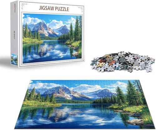 Puzzle 3000 Teile Landschaft Puzzle See Holzpuzzle ErwachseneGroß Klassische Jigsaw, Ein Herausforderndes Rätsel, Puzzlespiele für Die Ganze Familie Jigsaw für Erwachsene und Kinder Ab 14 Jahrenx-1261 Puzzle 3000 Teile Landschaft Puzzle See Holzpuzzle ErwachseneGroß Klassische Jigsaw, Ein Herausforderndes Rätsel, Puzzlespiele für Die Ganze Familie Jigsaw für Erwachsene und Kinder Ab 14 Jahrenx-1261 von Gmeignl