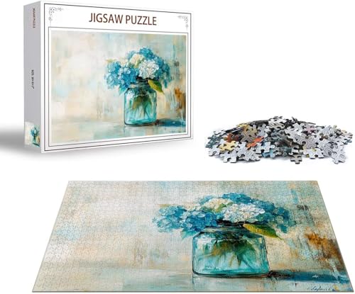 Puzzle 5000 Teile Blume Puzzle Hortensie Holzpuzzle ErwachseneGroß Klassische Jigsaw, Ein Herausforderndes Rätsel Puzzlespiele für Die Ganze Familie Jigsaw für Erwachsene und Kinder Ab 14 Jahrenx-1360 von Gmeignl