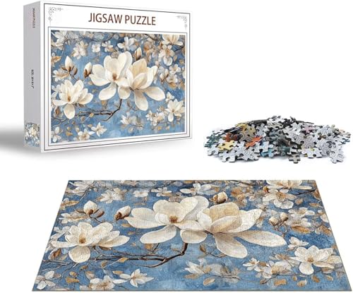 Puzzle 5000 Teile Blume Puzzle Magnolie Holzpuzzle ErwachseneGroß Klassische Jigsaw, Ein Herausforderndes Rätsel, Puzzlespiele für Die Ganze Familie Jigsaw für Erwachsene und Kinder Ab 14 Jahrenx-1052 Puzzle 5000 Teile Blume Puzzle Magnolie Holzpuzzle ErwachseneGroß Klassische Jigsaw, Ein Herausforderndes Rätsel, Puzzlespiele für Die Ganze Familie Jigsaw für Erwachsene und Kinder Ab 14 Jahrenx-1052 von Gmeignl