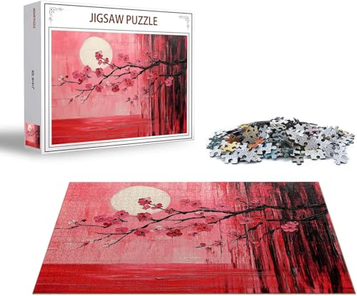 Puzzle 5000 Teile Blume Puzzle Mond Holzpuzzle Erwachsene, Groß Klassische Jigsaw, EIN Herausforderndes Rätsel, Puzzlespiele für Die Ganze Familie Jigsaw für Erwachsene und Kinder Ab 14 Jahrenx-1316 von Gmeignl