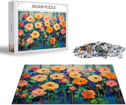 Puzzle 5000 Teile Blume Puzzle Pfingstrose Holzpuzzle Erwachsene Klassische Jigsaw, EIN Herausforderndes Rätsel, Puzzlespiele für Die Ganze Familie Jigsaw für Erwachsene und Kinder Ab 14 Jahrenx-1143 von Gmeignl