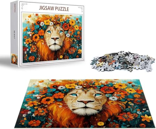 Puzzle 5000 Teile Blume Puzzle Wolf Holzpuzzle Erwachsene, Groß Klassische Jigsaw, EIN Herausforderndes Rätsel, Puzzlespiele für Die Ganze Familie Jigsaw für Erwachsene und Kinder Ab 14 Jahrenx-1175 von Gmeignl