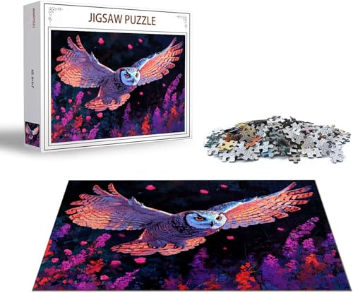 Puzzle 5000 Teile Eule Puzzle Landschaft Holzpuzzle ErwachseneGroß Klassische Jigsaw, Ein Herausforderndes Rätsel Puzzlespiele für Die Ganze Familie Jigsaw für Erwachsene und Kinder Ab 14 Jahrenx-1334 von Gmeignl