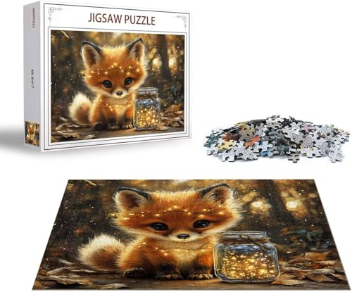 Puzzle 5000 Teile Fuchs Puzzle Tier Holzpuzzle Erwachsene, Groß Klassische Jigsaw, EIN Herausforderndes Rätsel, Puzzlespiele für Die Ganze Familie Jigsaw für Erwachsene und Kinder Ab 14 Jahrenx-1331 von Gmeignl