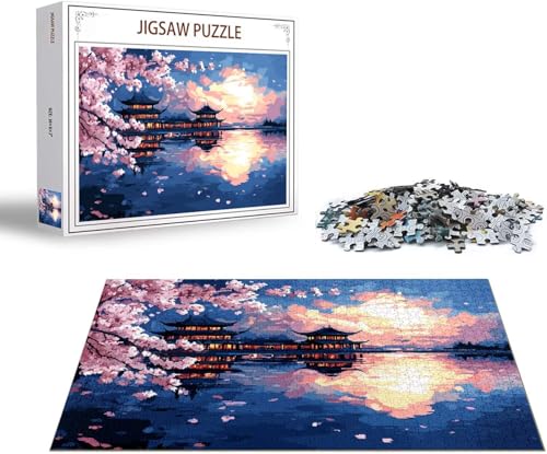Puzzle 5000 Teile Japan Puzzle Landschaft Holzpuzzle Erwachsene Klassische Jigsaw, EIN Herausforderndes Rätsel, Puzzlespiele für Die Ganze Familie Jigsaw für Erwachsene und Kinder Ab 14 Jahrenx-1105 von Gmeignl