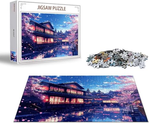 Puzzle 5000 Teile Japan Puzzle Landschaft Holzpuzzle Erwachsene Klassische Jigsaw, EIN Herausforderndes Rätsel, Puzzlespiele für Die Ganze Familie Jigsaw für Erwachsene und Kinder Ab 14 Jahrenx-1256 von Gmeignl