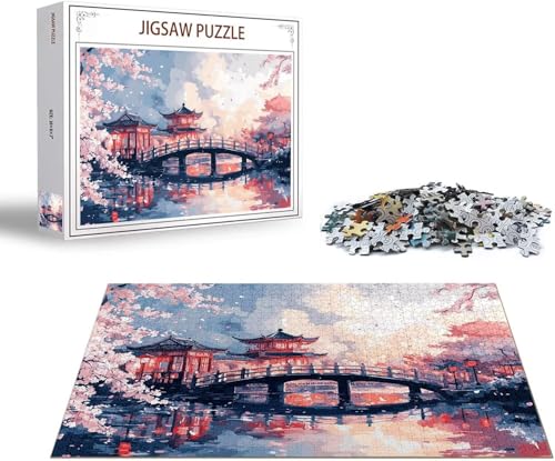 Puzzle 5000 Teile Japan Puzzle Landschaft Holzpuzzle Erwachsene Klassische Jigsaw, EIN Herausforderndes Rätsel, Puzzlespiele für Die Ganze Familie Jigsaw für Erwachsene und Kinder Ab 14 Jahrenx-1324 von Gmeignl
