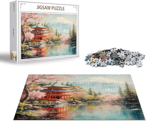 Puzzle 5000 Teile Landschaft Puzzle Japan Holzpuzzle Erwachsene Klassische Jigsaw, EIN Herausforderndes Rätsel, Puzzlespiele für Die Ganze Familie Jigsaw für Erwachsene und Kinder Ab 14 Jahrenx-1532 von Gmeignl