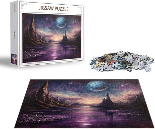 Puzzle 5000 Teile Landschaft Puzzle Planet Holzpuzzle Erwachsene Klassische Jigsaw, EIN Herausforderndes Rätsel, Puzzlespiele für Die Ganze Familie Jigsaw für Erwachsene und Kinder Ab 14 Jahrenx-1341 von Gmeignl