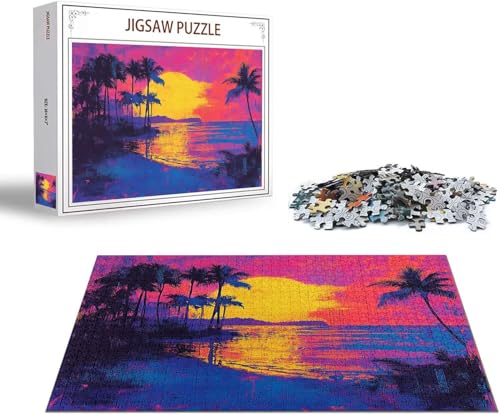 Puzzle 5000 Teile Landschaft Puzzle Strand Holzpuzzle Erwachsene Klassische Jigsaw, EIN Herausforderndes Rätsel, Puzzlespiele für Die Ganze Familie Jigsaw für Erwachsene und Kinder Ab 14 Jahrenx-1335 von Gmeignl