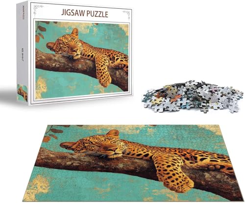 Puzzle 5000 Teile Leopard Puzzle Landschaft Holzpuzzle Erwachsene Klassische Jigsaw, Ein Herausforderndes Rätsel, Puzzlespiele für Die Ganze Familie Jigsaw für Erwachsene und Kinder Ab 14 Jahrenx-1023 Puzzle 5000 Teile Leopard Puzzle Landschaft Holzpuzzle Erwachsene Klassische Jigsaw, Ein Herausforderndes Rätsel, Puzzlespiele für Die Ganze Familie Jigsaw für Erwachsene und Kinder Ab 14 Jahrenx-1023 von Gmeignl