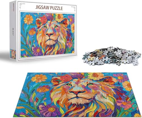 Puzzle 5000 Teile Löwe Puzzle Blume Holzpuzzle Erwachsene, Groß Klassische Jigsaw, EIN Herausforderndes Rätsel, Puzzlespiele für Die Ganze Familie Jigsaw für Erwachsene und Kinder Ab 14 Jahrenx-1553 Puzzle 5000 Teile Löwe Puzzle Blume Holzpuzzle Erwachsene, Groß Klassische Jigsaw, EIN Herausforderndes Rätsel, Puzzlespiele für Die Ganze Familie Jigsaw für Erwachsene und Kinder Ab 14 Jahrenx-1553 von Gmeignl