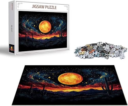 Puzzle 5000 Teile Mond Puzzle Landschaft Holzpuzzle ErwachseneGroß Klassische Jigsaw, Ein Herausforderndes Rätsel Puzzlespiele für Die Ganze Familie Jigsaw für Erwachsene und Kinder Ab 14 Jahrenx-1490 von Gmeignl