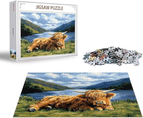 Puzzle 5000 Teile Ochse Puzzle Landschaft Holzpuzzle Erwachsene Klassische Jigsaw, EIN Herausforderndes Rätsel, Puzzlespiele für Die Ganze Familie Jigsaw für Erwachsene und Kinder Ab 14 Jahrenx-1345 von Gmeignl