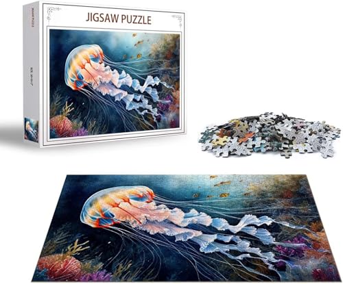 Puzzle 5000 Teile Qualle Puzzle Landschaft Holzpuzzle Erwachsene Klassische Jigsaw, EIN Herausforderndes Rätsel, Puzzlespiele für Die Ganze Familie Jigsaw für Erwachsene und Kinder Ab 14 Jahrenx-1511 von Gmeignl