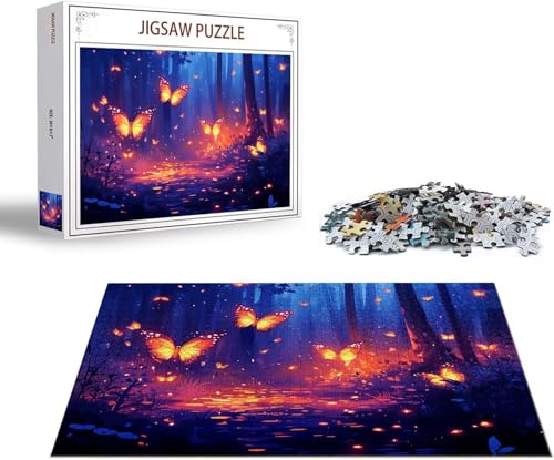 Puzzle 5000 Teile Schmetterling Puzzle Baum Holzpuzzle Erwachsene Klassische Jigsaw, Ein Herausforderndes Rätsel, Puzzlespiele für Die Ganze Familie Jigsaw für Erwachsene und Kinder Ab 14 Jahrenx-1285 von Gmeignl
