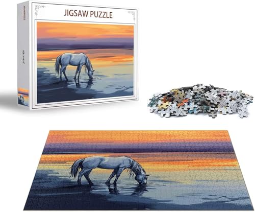 Puzzle 5000 Teile Tier Puzzle Strand Holzpuzzle Erwachsene, Groß Klassische Jigsaw, EIN Herausforderndes Rätsel, Puzzlespiele für Die Ganze Familie Jigsaw für Erwachsene und Kinder Ab 14 Jahrenx-1470 von Gmeignl