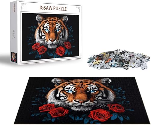 Puzzle 5000 Teile Tiger Puzzle Rose Holzpuzzle Erwachsene, Groß Klassische Jigsaw, EIN Herausforderndes Rätsel, Puzzlespiele für Die Ganze Familie Jigsaw für Erwachsene und Kinder Ab 14 Jahrenx-1392 Puzzle 5000 Teile Tiger Puzzle Rose Holzpuzzle Erwachsene, Groß Klassische Jigsaw, EIN Herausforderndes Rätsel, Puzzlespiele für Die Ganze Familie Jigsaw für Erwachsene und Kinder Ab 14 Jahrenx-1392 von Gmeignl