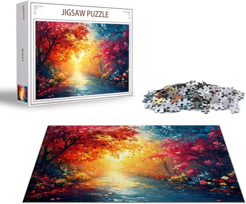 Puzzle Baum Puzzle 1000 Teile Herbst Holzpuzzle Erwachsene, Premium Quality Klassische Wooden Lernspiel, DIY Klassische Spaß Jigsaw Erwachsene, Challenging Game Jigsaws für Wohnkultur Geschenk x-226 Puzzle Baum Puzzle 1000 Teile Herbst Holzpuzzle Erwachsene, Premium Quality Klassische Wooden Lernspiel, DIY Klassische Spaß Jigsaw Erwachsene, Challenging Game Jigsaws für Wohnkultur Geschenk x-226 von Gmeignl