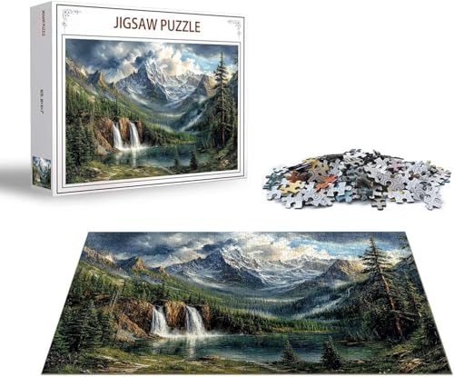 Puzzle Berg Puzzle 1000 Teile See Holzpuzzle Erwachsene, Premium Quality Klassische Wooden Lernspiel, DIY Klassische Spaß Jigsaw Erwachsene, Challenging Game Jigsaws für Wohnkultur Geschenk x-1263 Puzzle Berg Puzzle 1000 Teile See Holzpuzzle Erwachsene, Premium Quality Klassische Wooden Lernspiel, DIY Klassische Spaß Jigsaw Erwachsene, Challenging Game Jigsaws für Wohnkultur Geschenk x-1263 von Gmeignl