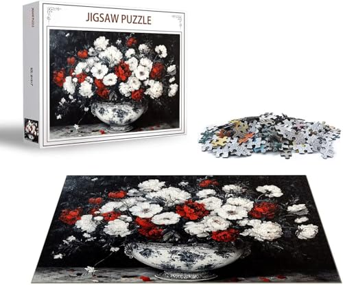 Puzzle Blume Puzzle 1000 Teile Retro Holzpuzzle Erwachsene, Premium Quality Klassische Wooden Lernspiel, DIY Klassische Spaß Jigsaw Erwachsene, Challenging Game Jigsaws für Wohnkultur Geschenk x-1363 Puzzle Blume Puzzle 1000 Teile Retro Holzpuzzle Erwachsene, Premium Quality Klassische Wooden Lernspiel, DIY Klassische Spaß Jigsaw Erwachsene, Challenging Game Jigsaws für Wohnkultur Geschenk x-1363 von Gmeignl