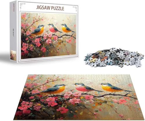 Puzzle Blume Puzzle 4000 Teile Tier Holzpuzzle Erwachsene, Premium Quality Klassische Wooden Lernspiel, DIY Klassische Spaß Jigsaw Erwachsene, Challenging Game Jigsaws für Wohnkultur Geschenk x-1500 von Gmeignl