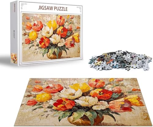 Puzzle Blume Puzzle 6000 Teile Retro Holzpuzzle Erwachsene, Premium Quality Klassische Wooden Lernspiel, DIY Klassische Spaß Jigsaw Erwachsene, Challenging Game Jigsaws für Wohnkultur Geschenk x-1267 Puzzle Blume Puzzle 6000 Teile Retro Holzpuzzle Erwachsene, Premium Quality Klassische Wooden Lernspiel, DIY Klassische Spaß Jigsaw Erwachsene, Challenging Game Jigsaws für Wohnkultur Geschenk x-1267 von Gmeignl