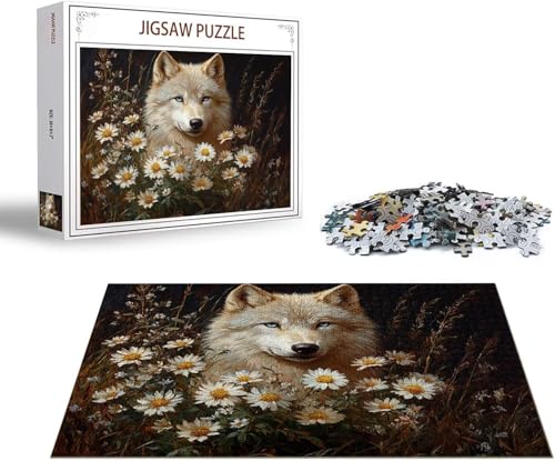 Puzzle Blume Puzzle 6000 Teile Wolf Holzpuzzle Erwachsene, Premium Quality Klassische Wooden Lernspiel, DIY Klassische Spaß Jigsaw Erwachsene, Challenging Game Jigsaws für Wohnkultur Geschenk x-1533 Puzzle Blume Puzzle 6000 Teile Wolf Holzpuzzle Erwachsene, Premium Quality Klassische Wooden Lernspiel, DIY Klassische Spaß Jigsaw Erwachsene, Challenging Game Jigsaws für Wohnkultur Geschenk x-1533 von Gmeignl