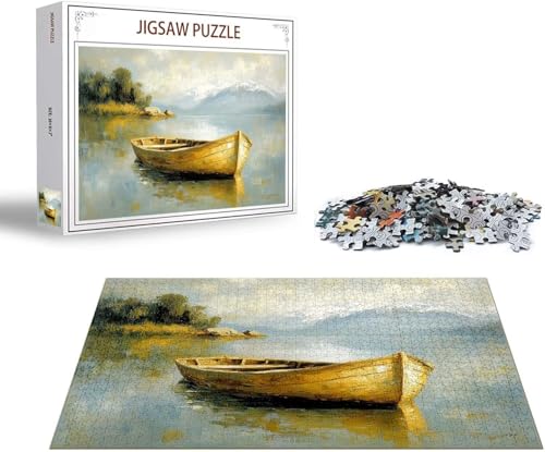Puzzle Boot Puzzle 1000 Teile See Holzpuzzle Erwachsene, Premium Quality Klassische Wooden Lernspiel, DIY Klassische Spaß Jigsaw Erwachsene, Challenging Game Jigsaws für Wohnkultur Geschenk x-1361 Puzzle Boot Puzzle 1000 Teile See Holzpuzzle Erwachsene, Premium Quality Klassische Wooden Lernspiel, DIY Klassische Spaß Jigsaw Erwachsene, Challenging Game Jigsaws für Wohnkultur Geschenk x-1361 von Gmeignl