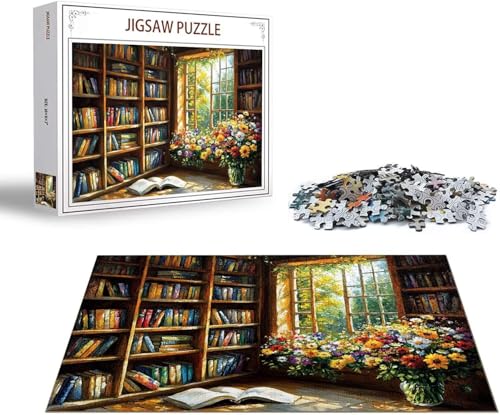 Puzzle Bücherregal Puzzle 6000 Teile Blume Holzpuzzle Erwachsene, Premium Quality Klassische Wooden Lernspiel, DIY Klassische Spaß Jigsaw Erwachsene, Challenging Jigsaws für Wohnkultur Geschenk x-1522 Puzzle Bücherregal Puzzle 6000 Teile Blume Holzpuzzle Erwachsene, Premium Quality Klassische Wooden Lernspiel, DIY Klassische Spaß Jigsaw Erwachsene, Challenging Jigsaws für Wohnkultur Geschenk x-1522 von Gmeignl