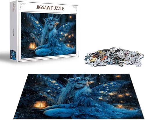 Puzzle Elf Puzzle 1000 Teile Frau Holzpuzzle Erwachsene, Premium Quality Klassische Wooden Lernspiel, DIY Klassische Spaß Jigsaw Erwachsene, Challenging Game Jigsaws für Wohnkultur Geschenk x-1547 von Gmeignl