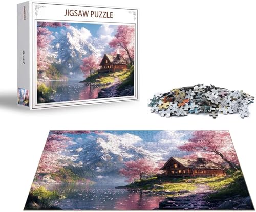 Puzzle Engel Puzzle 4000 Teile Blume Holzpuzzle Erwachsene, Premium Quality Klassische Wooden Lernspiel, DIY Klassische Spaß Jigsaw Erwachsene, Challenging Game Jigsaws für Wohnkultur Geschenk x-383 von Gmeignl