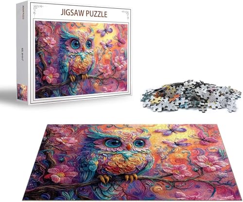 Puzzle Eule Puzzle 2000 Teile Blume Holzpuzzle Erwachsene, Premium Quality Klassische Wooden Lernspiel, DIY Klassische Spaß Jigsaw Erwachsene, Challenging Game Jigsaws für Wohnkultur Geschenk x-1537 Puzzle Eule Puzzle 2000 Teile Blume Holzpuzzle Erwachsene, Premium Quality Klassische Wooden Lernspiel, DIY Klassische Spaß Jigsaw Erwachsene, Challenging Game Jigsaws für Wohnkultur Geschenk x-1537 von Gmeignl