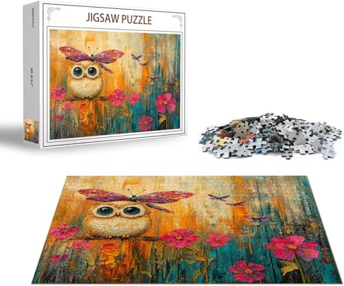 Puzzle Eule Puzzle 4000 Teile Blume Holzpuzzle Erwachsene, Premium Quality Klassische Wooden Lernspiel, DIY Klassische Spaß Jigsaw Erwachsene, Challenging Game Jigsaws für Wohnkultur Geschenk x-1539 Puzzle Eule Puzzle 4000 Teile Blume Holzpuzzle Erwachsene, Premium Quality Klassische Wooden Lernspiel, DIY Klassische Spaß Jigsaw Erwachsene, Challenging Game Jigsaws für Wohnkultur Geschenk x-1539 von Gmeignl