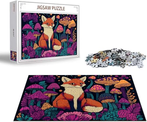 Puzzle Fuchs Puzzle 6000 Teile Pilz Holzpuzzle Erwachsene, Premium Quality Klassische Wooden Lernspiel, DIY Klassische Spaß Jigsaw Erwachsene, Challenging Game Jigsaws für Wohnkultur Geschenk x-1258 Puzzle Fuchs Puzzle 6000 Teile Pilz Holzpuzzle Erwachsene, Premium Quality Klassische Wooden Lernspiel, DIY Klassische Spaß Jigsaw Erwachsene, Challenging Game Jigsaws für Wohnkultur Geschenk x-1258 von Gmeignl