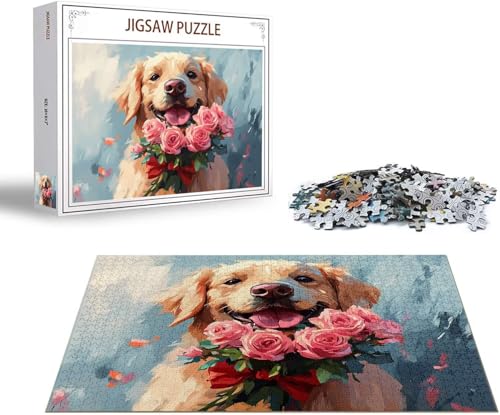 Puzzle Hund Puzzle 2000 Teile Blume Holzpuzzle Erwachsene, Premium Quality Klassische Wooden Lernspiel, DIY Klassische Spaß Jigsaw Erwachsene, Challenging Game Jigsaws für Wohnkultur Geschenk x-1336 Puzzle Hund Puzzle 2000 Teile Blume Holzpuzzle Erwachsene, Premium Quality Klassische Wooden Lernspiel, DIY Klassische Spaß Jigsaw Erwachsene, Challenging Game Jigsaws für Wohnkultur Geschenk x-1336 von Gmeignl