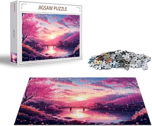 Puzzle Japan Puzzle 6000 Teile Landschaft Holzpuzzle Erwachsene, Premium Quality Klassische Wooden Lernspiel, DIY Klassische Spaß Jigsaw Erwachsene, Challenging Jigsaws für Wohnkultur Geschenk x-1046 von Gmeignl