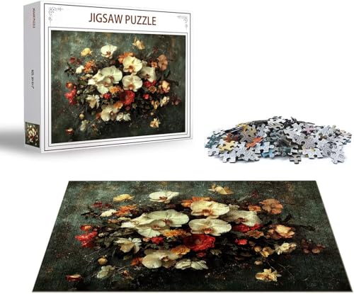 Puzzle Kabine Puzzle 6000 Teile Blume Holzpuzzle Erwachsene, Premium Quality Klassische Wooden Lernspiel DIY Klassische Spaß Jigsaw Erwachsene, Challenging Game Jigsaws für Wohnkultur Geschenk x-1091 von Gmeignl