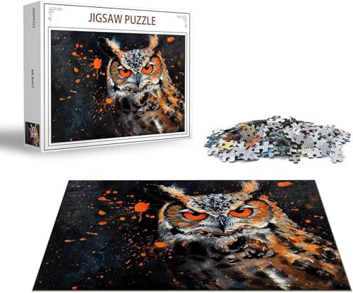 Puzzle Kaninchen Puzzle 1000 Teile Landschaft Holzpuzzle Erwachsene, Premium Quality Klassische Wooden Lernspiel, Klassische Spaß Jigsaw Erwachsene, Challenging Jigsaws für Wohnkultur Geschenk x-704 von Gmeignl