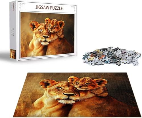 Puzzle Katze Puzzle 6000 Teile Blume Holzpuzzle Erwachsene, Premium Quality Klassische Wooden Lernspiel, DIY Klassische Spaß Jigsaw Erwachsene, Challenging Game Jigsaws für Wohnkultur Geschenk x-1074 von Gmeignl