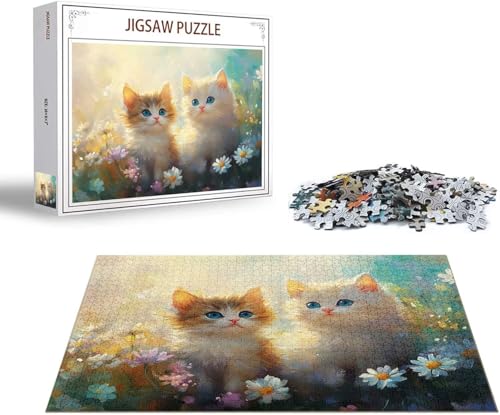 Puzzle Katze Puzzle 6000 Teile Blume Holzpuzzle Erwachsene, Premium Quality Klassische Wooden Lernspiel, DIY Klassische Spaß Jigsaw Erwachsene, Challenging Game Jigsaws für Wohnkultur Geschenk x-1572 Puzzle Katze Puzzle 6000 Teile Blume Holzpuzzle Erwachsene, Premium Quality Klassische Wooden Lernspiel, DIY Klassische Spaß Jigsaw Erwachsene, Challenging Game Jigsaws für Wohnkultur Geschenk x-1572 von Gmeignl