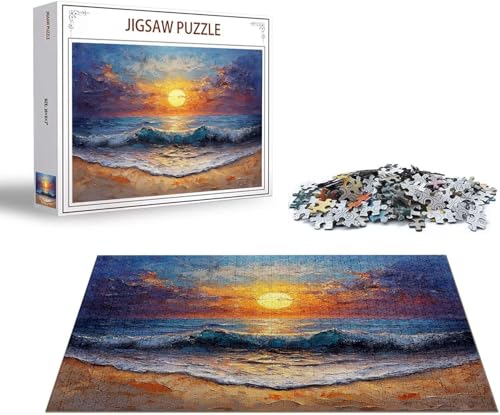 Puzzle Landschaft Puzzle 1000 Teile Strand Holzpuzzle Erwachsene, Premium Quality Klassische Wooden Lernspiel, DIY Klassische Spaß Jigsaw Erwachsene, Challenging Jigsaws für Wohnkultur Geschenk x-1559 Puzzle Landschaft Puzzle 1000 Teile Strand Holzpuzzle Erwachsene, Premium Quality Klassische Wooden Lernspiel, DIY Klassische Spaß Jigsaw Erwachsene, Challenging Jigsaws für Wohnkultur Geschenk x-1559 von Gmeignl