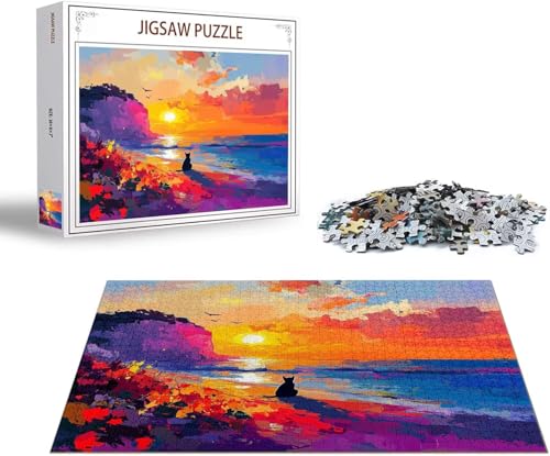 Puzzle Landschaft Puzzle 2000 Teile Katze Holzpuzzle Erwachsene, Premium Quality Klassische Wooden Lernspiel, DIY Klassische Spaß Jigsaw Erwachsene, Challenging Jigsaws für Wohnkultur Geschenk x-1163 Puzzle Landschaft Puzzle 2000 Teile Katze Holzpuzzle Erwachsene, Premium Quality Klassische Wooden Lernspiel, DIY Klassische Spaß Jigsaw Erwachsene, Challenging Jigsaws für Wohnkultur Geschenk x-1163 von Gmeignl