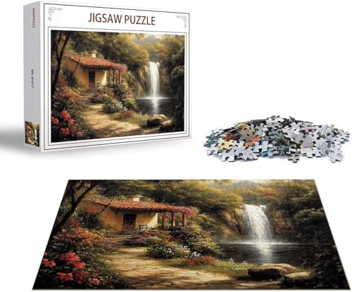Puzzle Landschaft Puzzle 6000 Teile Natur Holzpuzzle Erwachsene, Premium Quality Klassische Wooden Lernspiel, DIY Klassische Spaß Jigsaw Erwachsene, Challenging Jigsaws für Wohnkultur Geschenk x-1086 von Gmeignl