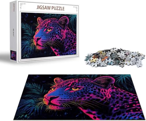 Puzzle Leopard Puzzle 2000 Teile Blume Holzpuzzle Erwachsene, Premium Quality Klassische Wooden Lernspiel DIY Klassische Spaß Jigsaw Erwachsene, Challenging Game Jigsaws für Wohnkultur Geschenk x-380 Puzzle Leopard Puzzle 2000 Teile Blume Holzpuzzle Erwachsene, Premium Quality Klassische Wooden Lernspiel DIY Klassische Spaß Jigsaw Erwachsene, Challenging Game Jigsaws für Wohnkultur Geschenk x-380 von Gmeignl