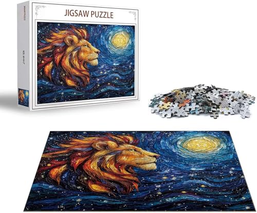 Puzzle Löwe Puzzle 2000 Teile Sternenhimmel Holzpuzzle Erwachsene, Premium Quality Klassische Wooden Lernspiel DIY Klassische Spaß Jigsaw Erwachsene, Challenging Jigsaws für Wohnkultur Geschenk x-1538 Puzzle Löwe Puzzle 2000 Teile Sternenhimmel Holzpuzzle Erwachsene, Premium Quality Klassische Wooden Lernspiel DIY Klassische Spaß Jigsaw Erwachsene, Challenging Jigsaws für Wohnkultur Geschenk x-1538 von Gmeignl