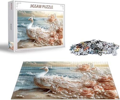 Puzzle Pfau Puzzle 6000 Teile Blume Holzpuzzle Erwachsene, Premium Quality Klassische Wooden Lernspiel, DIY Klassische Spaß Jigsaw Erwachsene, Challenging Game Jigsaws für Wohnkultur Geschenk x-1615 Puzzle Pfau Puzzle 6000 Teile Blume Holzpuzzle Erwachsene, Premium Quality Klassische Wooden Lernspiel, DIY Klassische Spaß Jigsaw Erwachsene, Challenging Game Jigsaws für Wohnkultur Geschenk x-1615 von Gmeignl